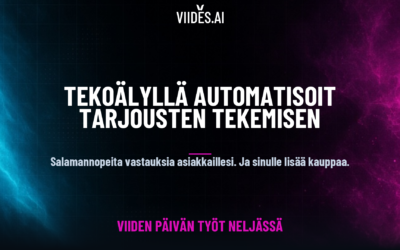 Tekoälyllä automatisoit tarjousten tekemisen