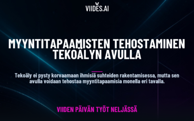 Myyntitapaamisten tehostaminen tekoälyn avulla