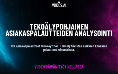 Tekoälypohjainen asiakaspalautteiden analysointi